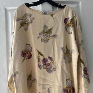 Calvin Klein 100% silk tunic